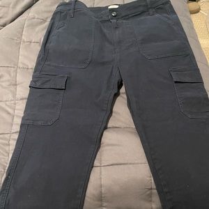 JCrew navy cargo pants - like new
